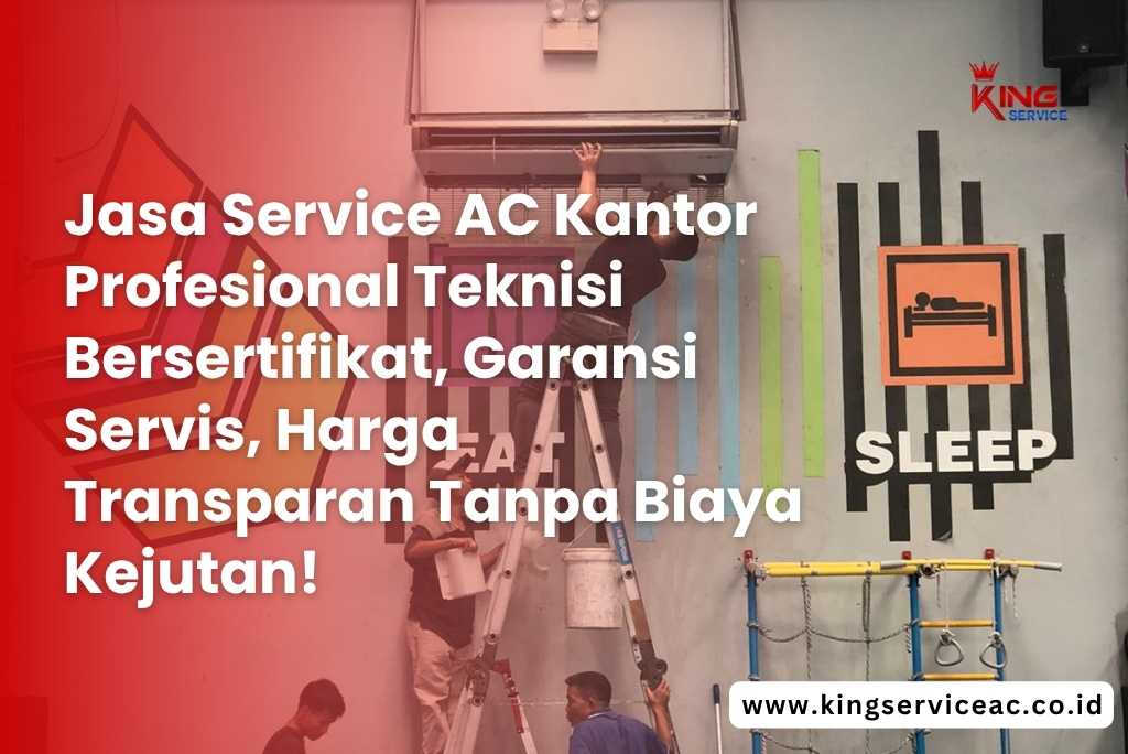 Jasa Service AC Kantor Profesional Teknisi Bersertifikat, Garansi Servis, Harga Transparan Tanpa Biaya Kejutan!